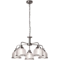 Searchlight - Suspension chaîne BISTRO 5xE27/60W/230V chrome brillant