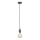 Searchlight - Suspension sur câble SUSPENSION 1xE27/60W/230V anthracite
