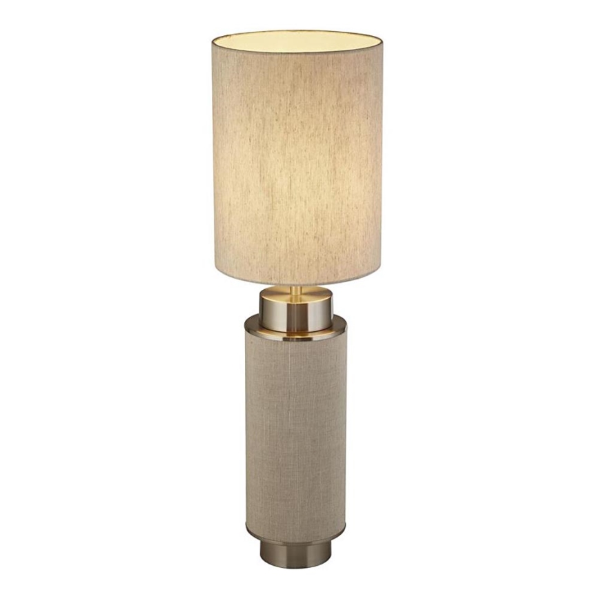 Searchlight - Tafellamp FLASK 1xE27/60W/230V beige