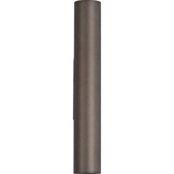 Searchlight - Wandlamp BEACON 2xGU10/10W/230V bruin