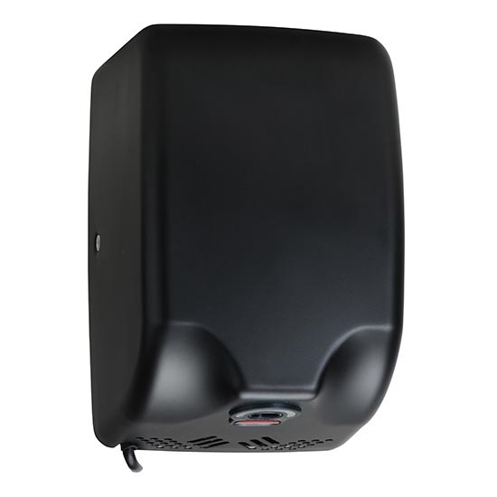 Sèche-mains 17,3x25,5 cm inox/noir