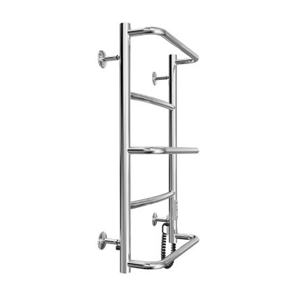 Sèche-serviettes échelle LUX 65W/230V 66x42 cm acier inoxydable/chrome brillant, côté droit