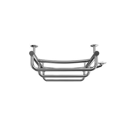 Sèche-serviettes échelle LUX 65W/230V 66x42 cm acier inoxydable/chrome brillant, côté droit