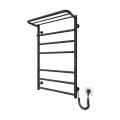 Sèche-serviettes échelle pour salle de bains HOME 95W/230V 77x53 cm inox/noir, version droite