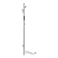 Sèche-serviettes électrique à barres 118 cm 30 W en acier inoxydable