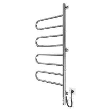 Sèche-serviettes électrique pivotant TRISTAR 105 W/230 V 102,5 x 44,5 cm IP44 inox/chrome brillant