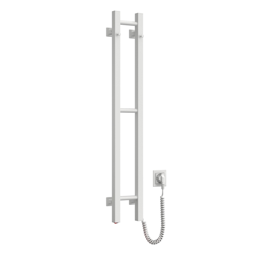 Sèche-serviettes électrique SILOUETTE 59W 101x16 cm blanc, côté droit
