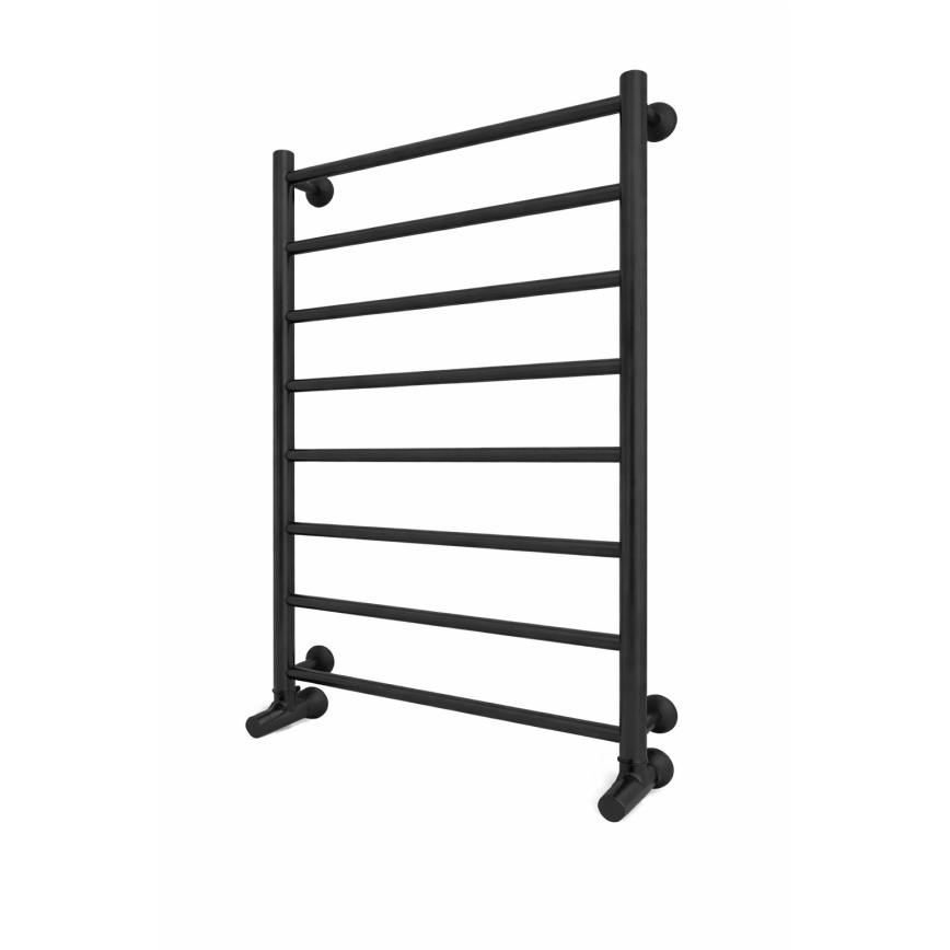 Sèche-serviettes en échelle INOX FLAT 163W/230V 77x53 cm inox/noir