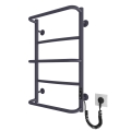 Sèche-serviettes LUX 65W/230V 66x42 cm inox/anthracite, version droite