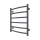 Sèche-serviettes pour salle de bains INOX CLASSIC 120W/230V 57x43 cm inox/anthracite
