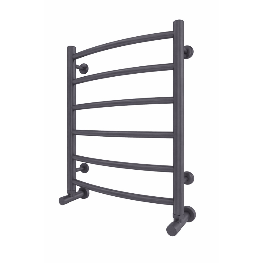 Sèche-serviettes pour salle de bains INOX CLASSIC 120W/230V 57x43 cm inox/anthracite