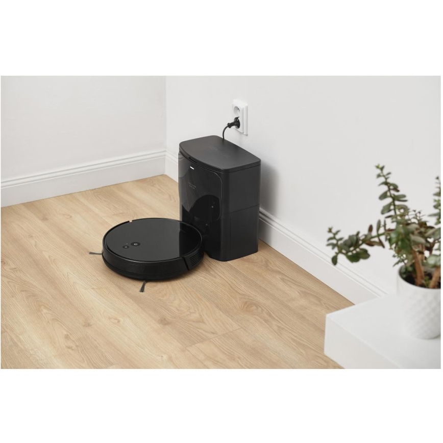 Sencor - 2-in-1 robotstofzuiger met dweil, 16 W/2600 mAh, Wi-Fi, zwart + afstandsbediening