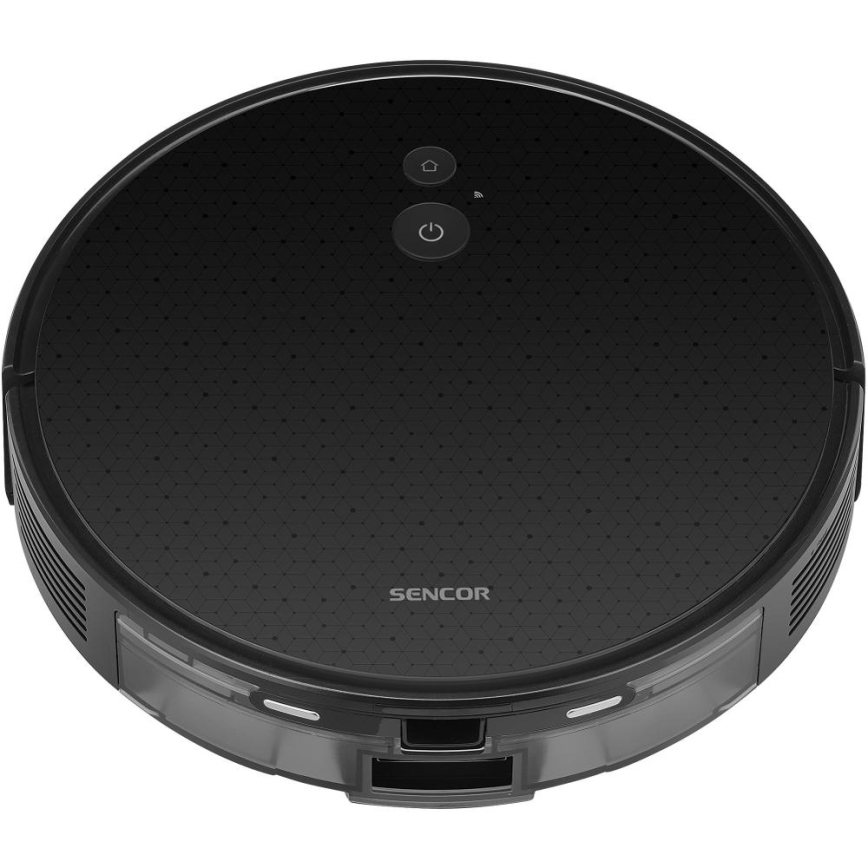 Sencor - 2-in-1 robotstofzuiger met dweil, 16 W/2600 mAh, Wi-Fi, zwart + afstandsbediening