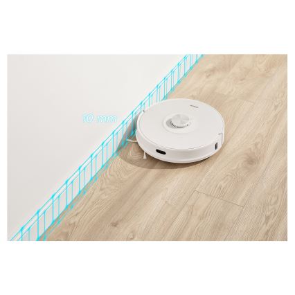Sencor - 2-in-1 robotstofzuiger met dweilfunctie 50W/5000 mAh Wi-Fi wit + afstandsbediening