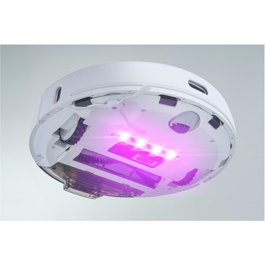 Sencor - 2-in-1 robotstofzuiger met dweilfunctie 50W/5000 mAh Wi-Fi wit + afstandsbediening