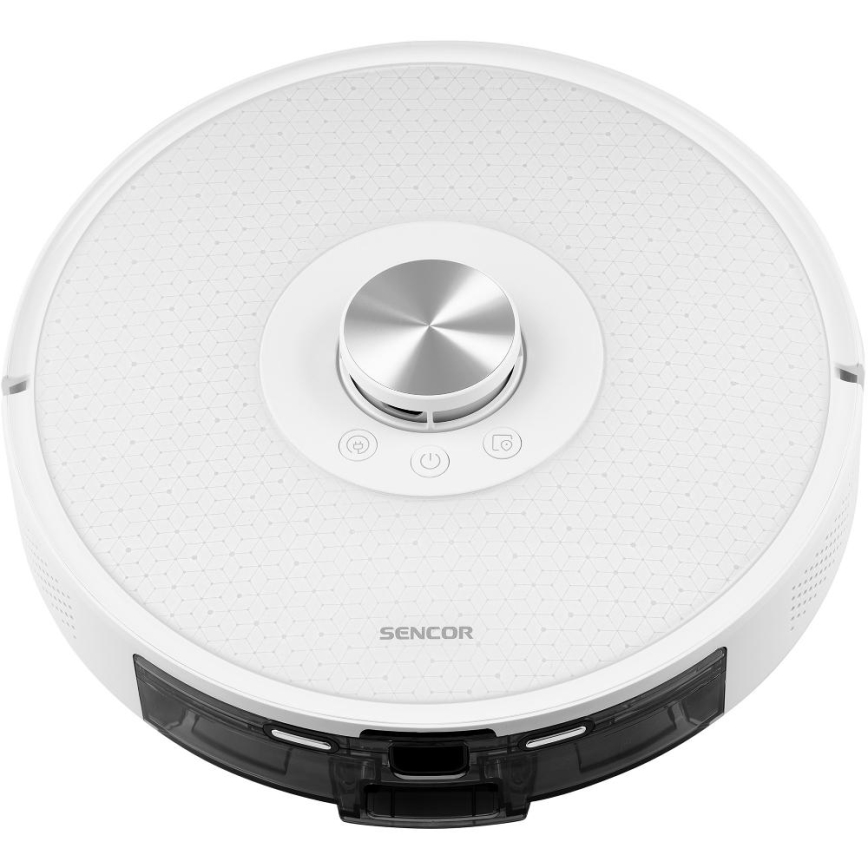 Sencor - 2-in-1 robotstofzuiger met dweilfunctie 50W/5000 mAh Wi-Fi wit + afstandsbediening