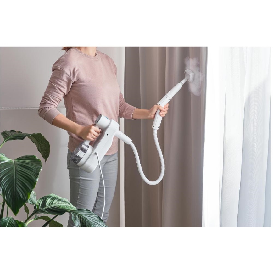 Sencor - Multifunctionele stoommop 2-in-1 1500W/230V IPX4 wit