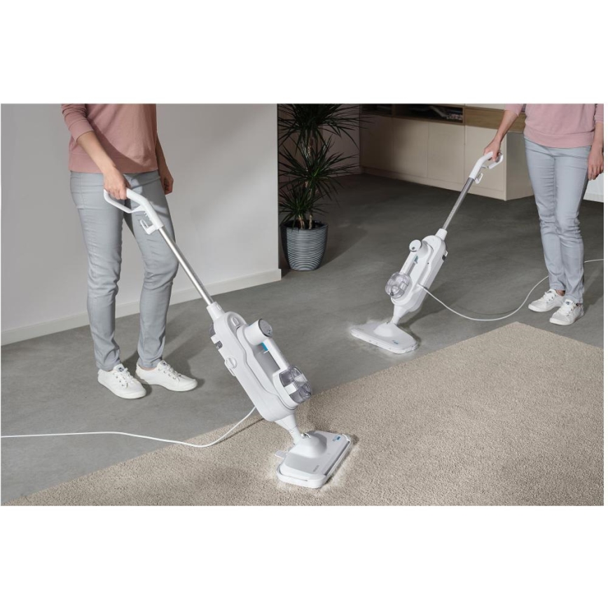 Sencor - Multifunctionele stoommop 2-in-1 1500W/230V IPX4 wit