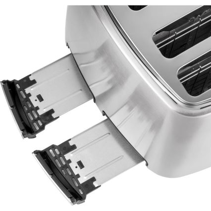 Sencor - 4-sleuven broodrooster 1600W/230V, mat chroom