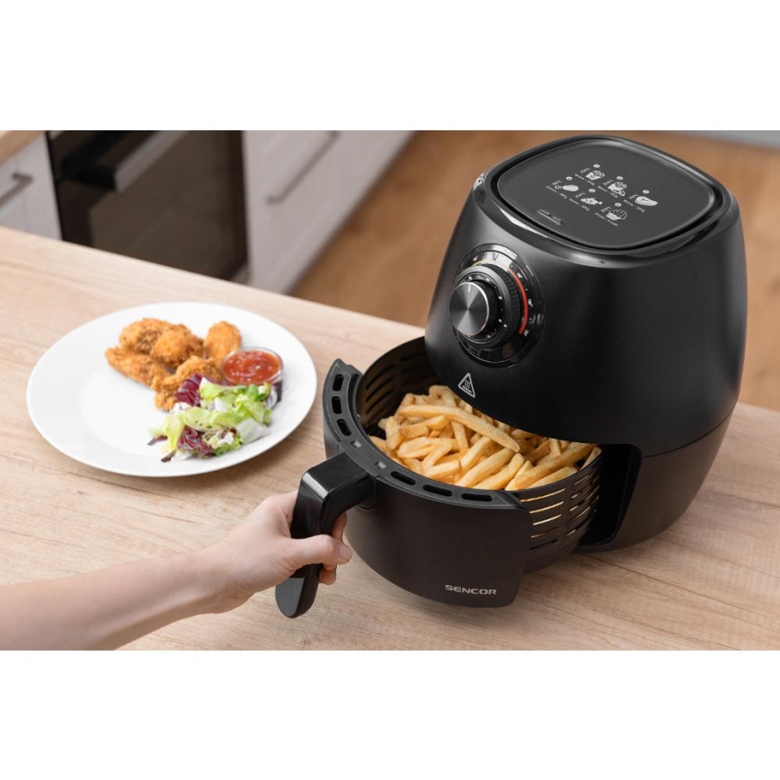Sencor - Air fryer 3,5 l 1300W/230V zwart