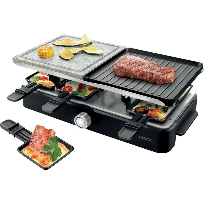 Sencor - Appareil à raclette avec accessoires 1400W/230V