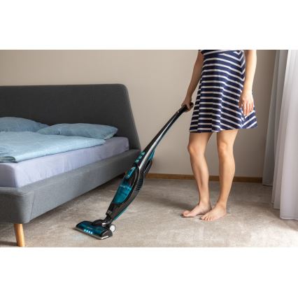 Sencor - Aspirateur à manche 2en1 80W/14,4V 2200 mAh noir/bleu