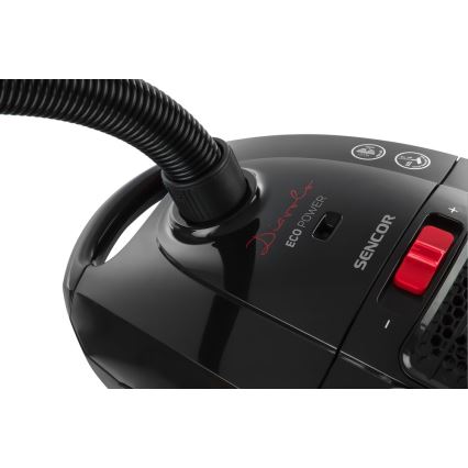 Sencor - Aspirateur avec sac 3 l 700W/230V noir/rouge