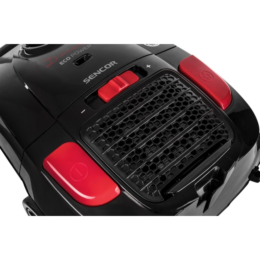 Sencor - Aspirateur avec sac 3 l 700W/230V noir/rouge