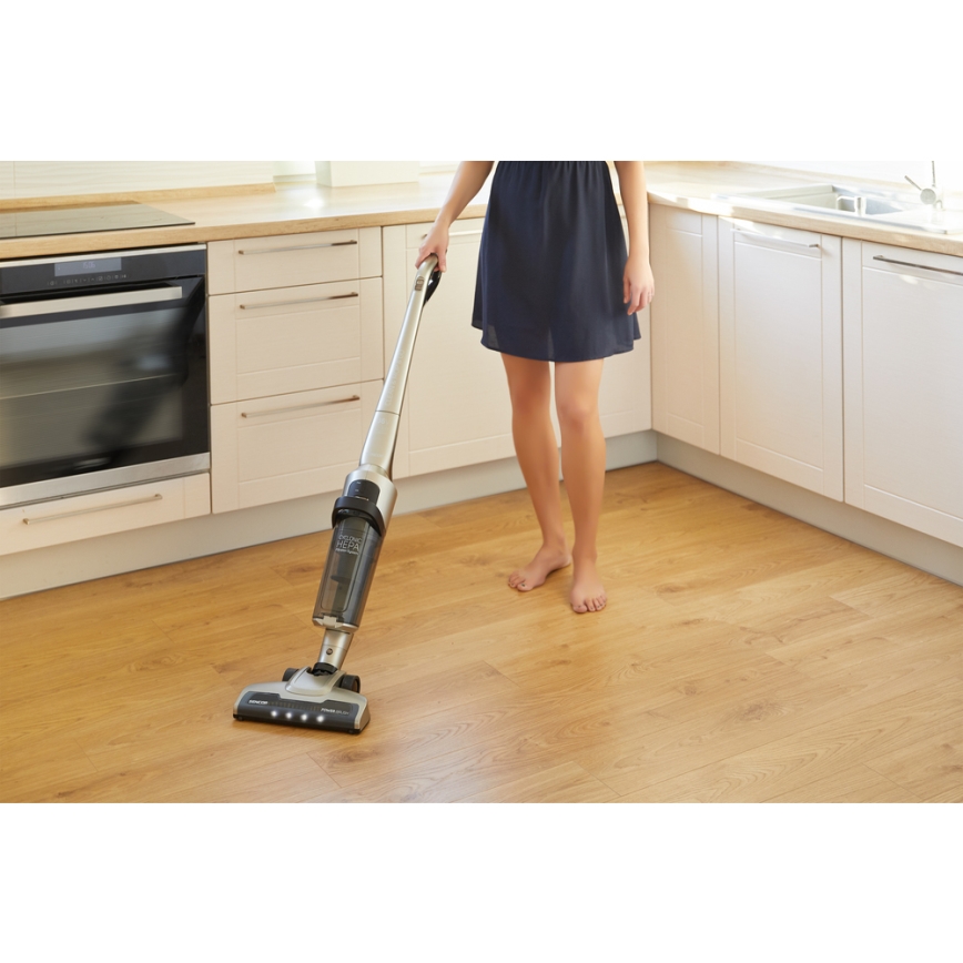 Sencor- Aspirateur-balai laveur avec brosse rotative électrique et serpillière 150W/36V 2150 mAh