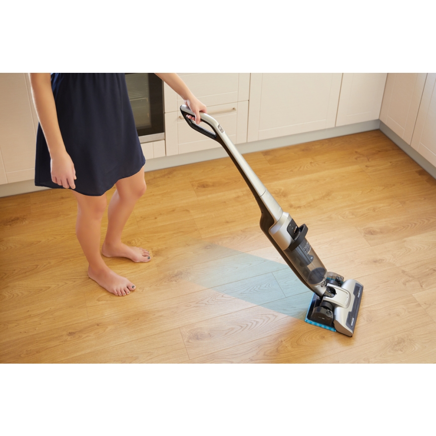 Sencor- Aspirateur-balai laveur avec brosse rotative électrique et serpillière 150W/36V 2150 mAh