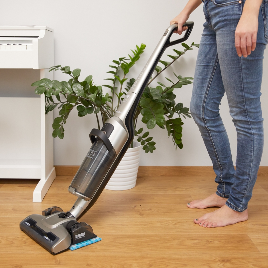Sencor- Aspirateur-balai laveur avec brosse rotative électrique et serpillière 150W/36V 2150 mAh