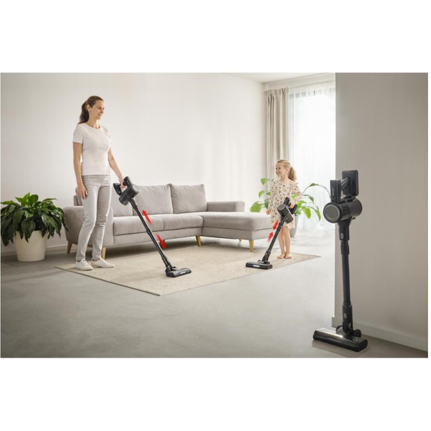 Sencor - Aspirateur balai sans fil 2 en 1 200 W / 2600 mAh noir