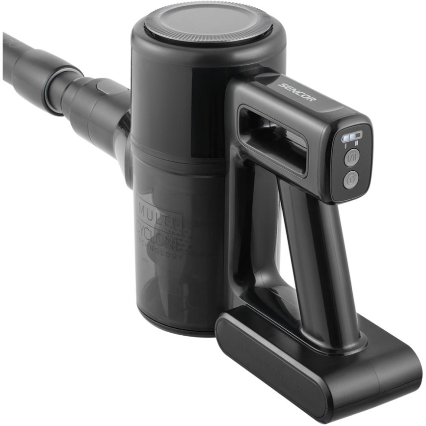 Sencor - Aspirateur balai sans fil 2 en 1 200 W / 2600 mAh noir
