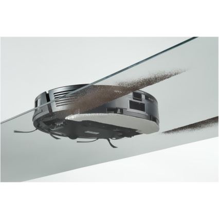 Sencor - Robot aspirateur 2 en 1 (aspiration et lavage) 16 W / 2600 mAh, Wi‑Fi, noir + télécommande