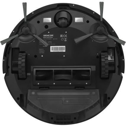 Sencor - Robot aspirateur 2 en 1 (aspiration et lavage) 16 W / 2600 mAh, Wi‑Fi, noir + télécommande