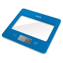 Sencor - Balance de cuisine numérique 1xCR2032 bleu