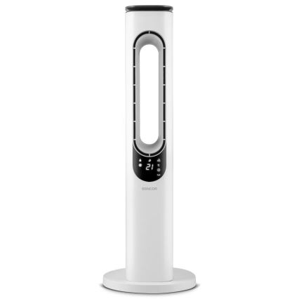 Sencor - Bladloze torenventilator 50W/230V wit + afstandsbediening