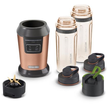 Sencor - Blender à smoothies avec accessoires 800W/230V cuivré