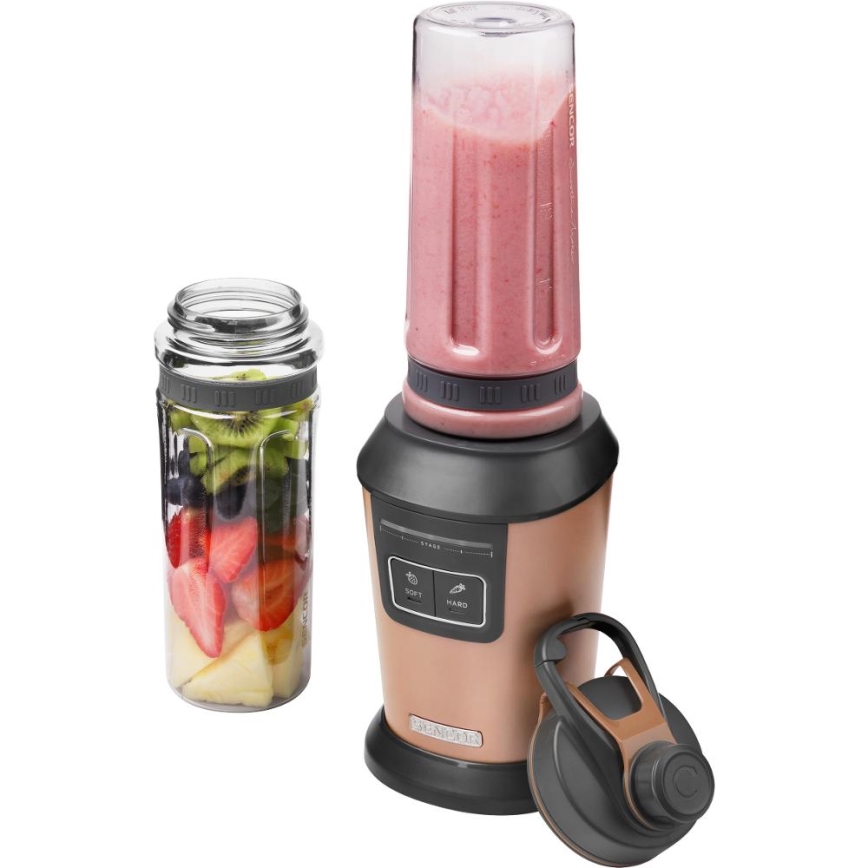 Sencor - Blender pour smoothies avec accessoires 800 W/230 V cuivré