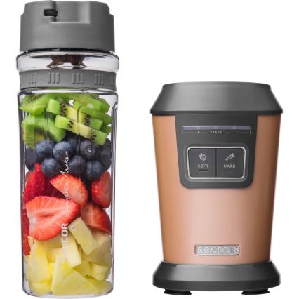 Sencor - Blender pour smoothies avec accessoires 800 W/230 V cuivré