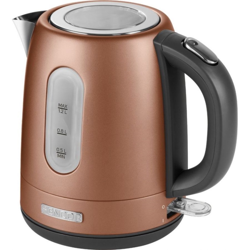 Sencor - Bouilloire 1,2 l 2150W/230V cuivrée