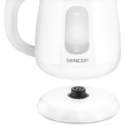 Sencor - Bouilloire 1 l 1100W/230V blanche