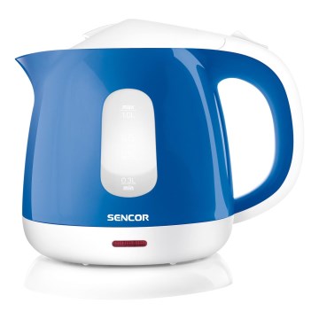 Sencor - Bouilloire 1 l 1100W/230V bleue