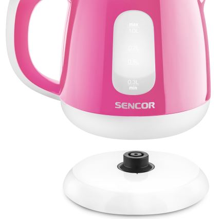 Sencor - Bouilloire 1 l 1100W/230V rose