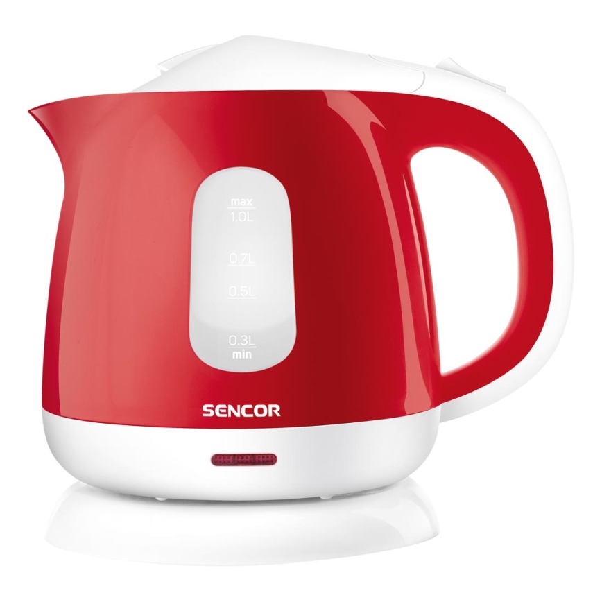 Sencor - Bouilloire 1 l 1100W/230V rouge