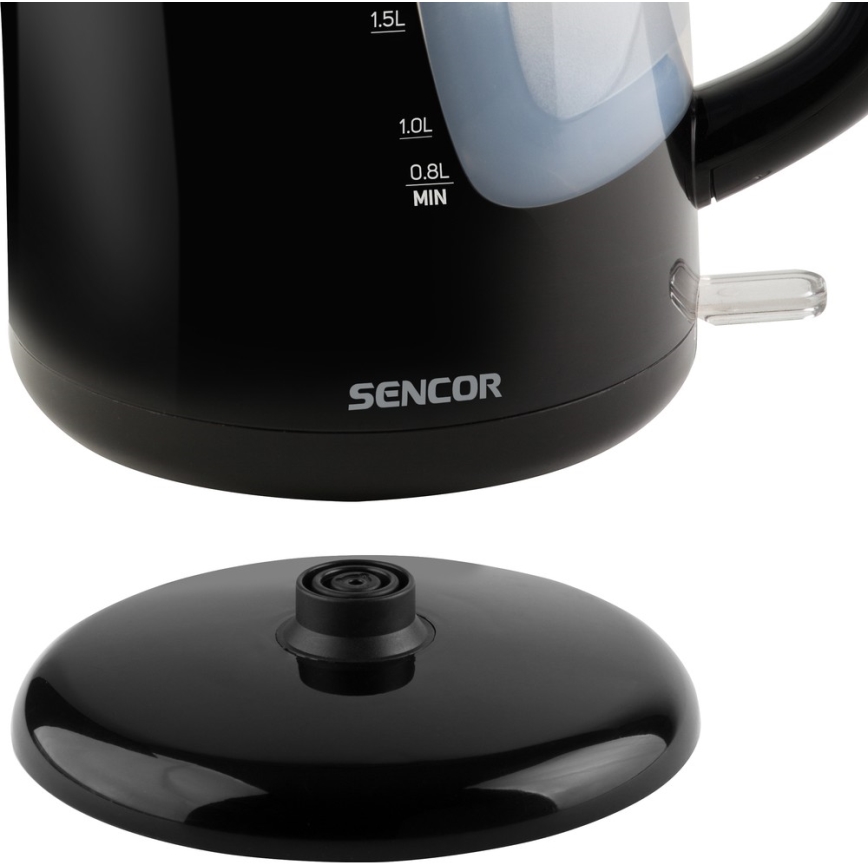 Sencor - Bouilloire 2,5 l 2200W/230V noire