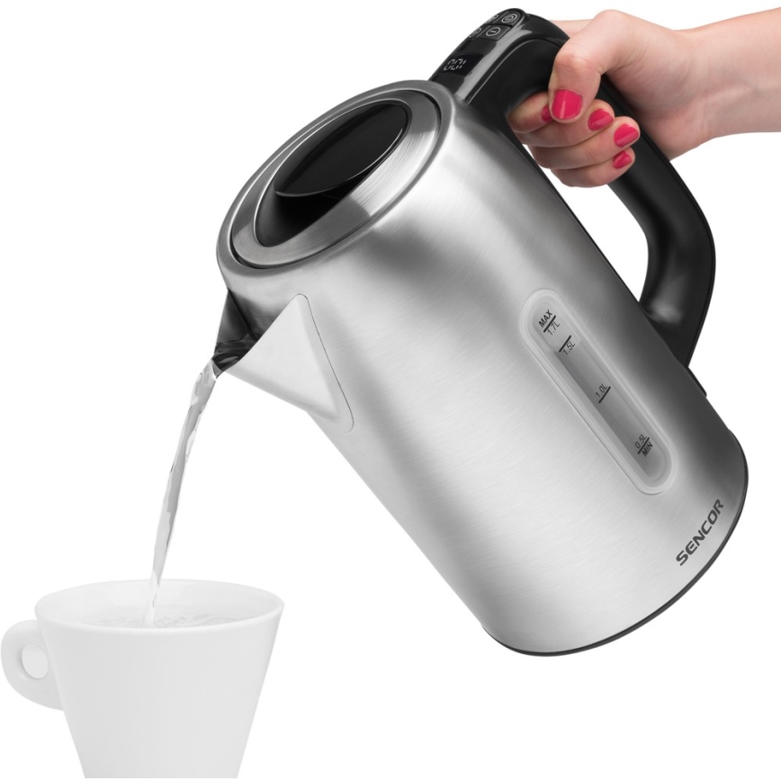 Sencor - Bouilloire à thermorégulation 1,7 l 2400W/230V