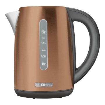 Sencor - Bouilloire électrique à chauffe rapide avec régulation de la température 1,7 l 2150W/230V cuivrée