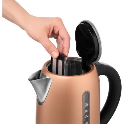 Sencor - Bouilloire électrique à chauffe rapide avec régulation de la température 1,7 l 2150W/230V cuivrée