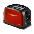 Sencor - Broodrooster met 2 gaten 850W/230V rood